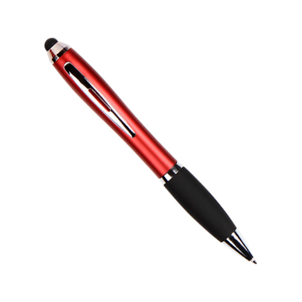 BL-070, Boligrafo con grip y touch, con tinta negra colores: rojo, azul, blanco, naranja, morado, verde, plata y negro